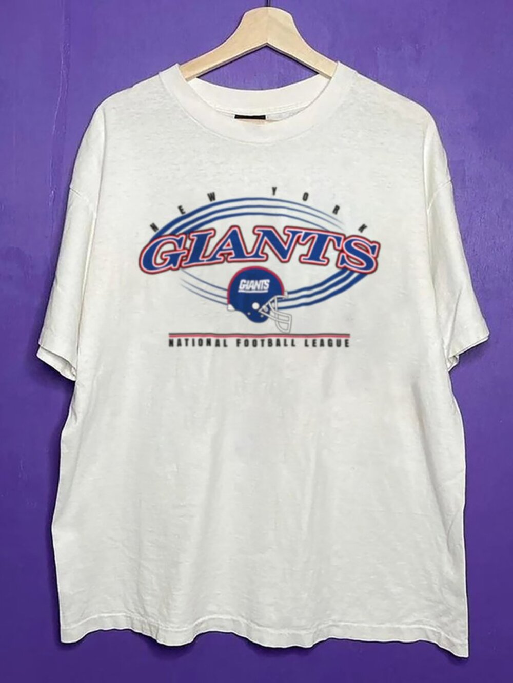 Vintage 90s New York Giants Football Unisex T Shirt, NFL New York Giants Shirt